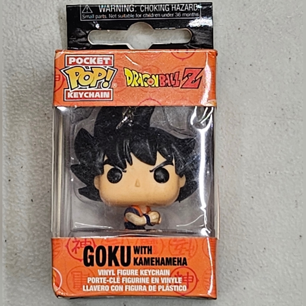 Dragon Ball Z 'Goku With Kamenhamena' Funko Pocket Pop! Keychain